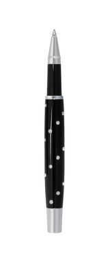 Ручка-роллер RIGA, цвет чёрный, серебристый - 58-1101570- Фото №1