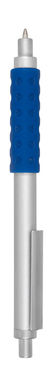 Ручка кулькова GRIP, колір сріблястий, синій - 58-1101632- Фото №1