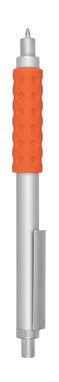 Ручка шариковая GRIP, цвет серебристый, оранжевый - 58-1101639- Фото №1