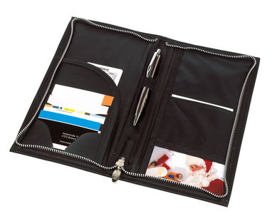 Бумажник туристический HALMSTAD, цвет чёрный - 58-1102130- Фото №1