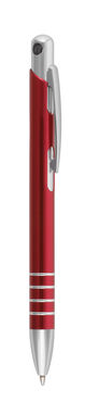 Ручка шариковая SOKRATES, цвет красный, серебристый - 58-1102211- Фото №1