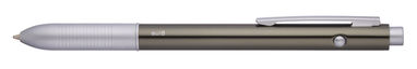 Ручка багатофункціональная ALL IN ONE, колір сірий, сріблястий - 58-1102370- Фото №1