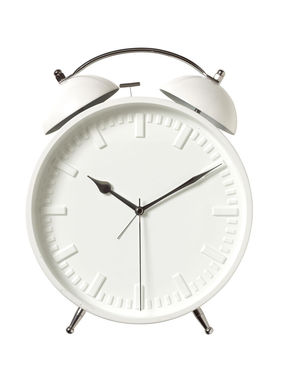 Годинник настінний-будильник RING RING, колір білий - 58-8045001- Фото №1