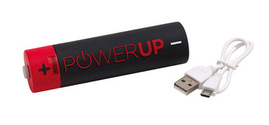 Power bank POWER UP, колір червоний, чорний - 58-8105012- Фото №1