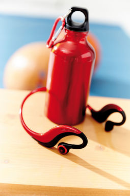 Навушники Вluetooth FREESPORT, колір червоний, чорний - 58-8106001- Фото №2
