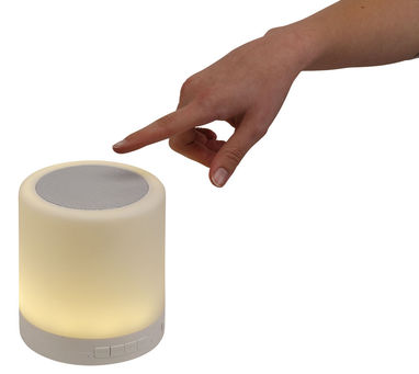 Динамик Bluetooth BOOM LIGHT с функцией хендс фри, цвет белый - 58-8106010- Фото №4