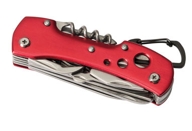 Нож складной STRONG HELPER, цвет красный - 56-0301143- Фото №1