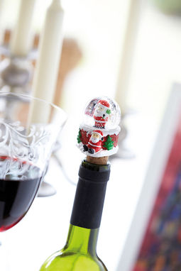 Пробка для вина CHRISTMAS FLAVOUR, цвет красный - 56-0902360- Фото №2