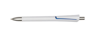 Ручка шариковая OREGON, цвет белый, синий - 56-1102102- Фото №1