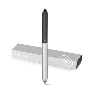 Шариковая ручка NEO, цвет черный,сатин серебро - 81001-143- Фото №2