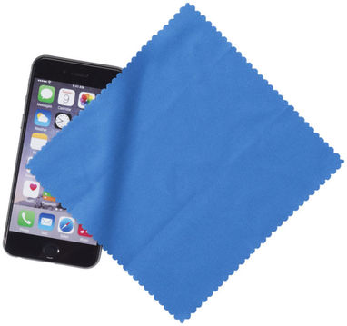 Ткань из микроволокна для чистки поверхностей с чехлом, цвет синий - 13424301- Фото №1