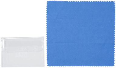 Ткань из микроволокна для чистки поверхностей с чехлом, цвет синий - 13424301- Фото №5