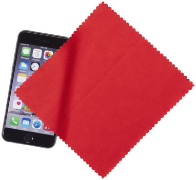 Тканина з мікроволокна для чищення поверхонь з чохлом, колір червоний - 13424302- Фото №1