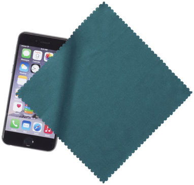 Ткань из микроволокна для чистки поверхностей с чехлом, цвет зеленый - 13424307- Фото №1