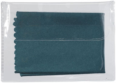 Ткань из микроволокна для чистки поверхностей с чехлом, цвет зеленый - 13424307- Фото №3