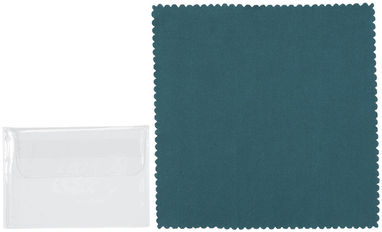 Ткань из микроволокна для чистки поверхностей с чехлом, цвет зеленый - 13424307- Фото №5