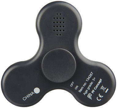 Динамік-спиннер Spin-It Widget Bluetooth, колір суцільний чорний - 13426700- Фото №4