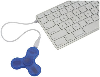 Динамик-спиннер Spin-It Widget Bluetooth, цвет ярко-синий - 13426702- Фото №7