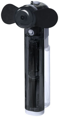 Кишеньковий водяний вентилятор Fiji, колір суцільний чорний - 10047100- Фото №1