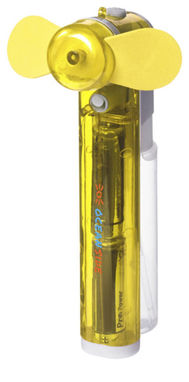 Кишеньковий водяний вентилятор Fiji, колір жовтий - 10047105- Фото №2