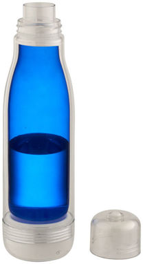 Спортивна пляшка Spirit зі склом всередині, колір синій - 10048902- Фото №4