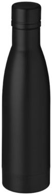 Вакуумная бутылка Vasa c медной изоляцией, цвет сплошной черный - 10049400- Фото №1