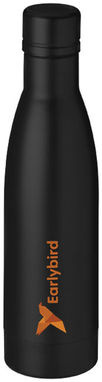 Вакуумная бутылка Vasa c медной изоляцией, цвет сплошной черный - 10049400- Фото №2
