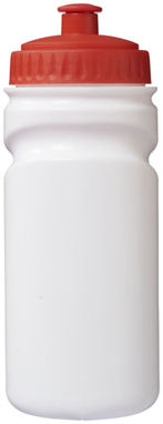 Пляшка спортивна Easy Squeezy , колір білий, червоний - 10049503- Фото №3