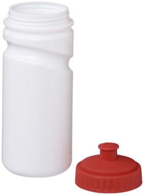 Бутылка спортивная Easy Squeezy, цвет белый, красный - 10049503- Фото №4