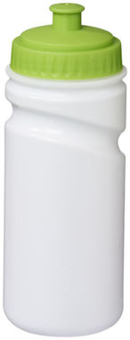Пляшка спортивна Easy Squeezy , колір білий, зелений - 10049505- Фото №1
