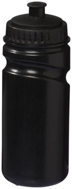 Бутылка спортивная Easy Squeezy, цвет сплошной черный - 10049600- Фото №1