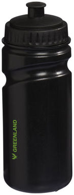 Бутылка спортивная Easy Squeezy, цвет сплошной черный - 10049600- Фото №2