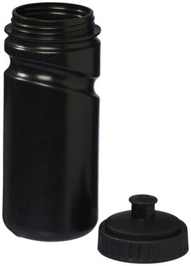 Бутылка спортивная Easy Squeezy, цвет сплошной черный - 10049600- Фото №4
