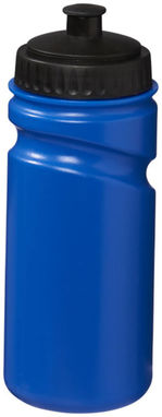 Бутылка спортивная Easy Squeezy, цвет синий, сплошной черный - 10049601- Фото №1