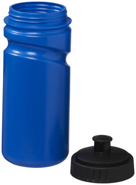 Бутылка спортивная Easy Squeezy, цвет синий, сплошной черный - 10049601- Фото №4