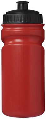 Пляшка спортивна Easy Squeezy , колір червоний, суцільний чорний - 10049602- Фото №3