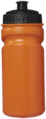 Бутылка спортивная Easy Squeezy, цвет оранжевый, сплошной черный - 10049603- Фото №3