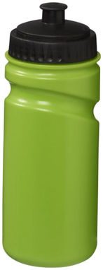 Бутылка спортивная Easy Squeezy, цвет зеленый, сплошной черный - 10049604- Фото №1