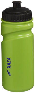 Пляшка спортивна Easy Squeezy , колір зелений, суцільний чорний - 10049604- Фото №2