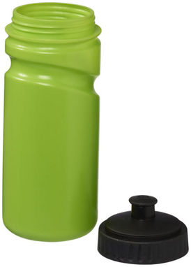 Пляшка спортивна Easy Squeezy , колір зелений, суцільний чорний - 10049604- Фото №4