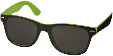 Солнцезащитные очки Sun Ray, цвет лайм, сплошной черный - 10050003- Фото №1