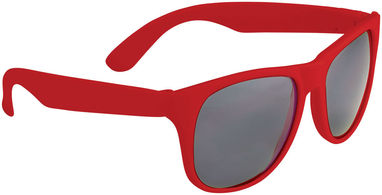 Солнцезащитные очки Retro - сплошные, цвет красный - 10050102- Фото №4