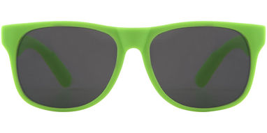Солнцезащитные очки Retro - сплошные, цвет лайм - 10050104- Фото №3
