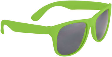 Солнцезащитные очки Retro - сплошные, цвет лайм - 10050104- Фото №4