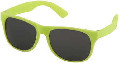 Солнцезащитные очки Retro - сплошные, цвет неоново-зеленый - 10050105- Фото №1
