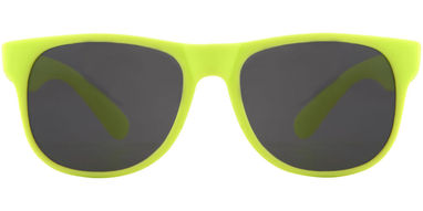 Сонцезахисні окуляри Retro - суцільні, колір неоново-зелений - 10050105- Фото №3