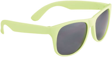 Сонцезахисні окуляри Retro - суцільні, колір неоново-зелений - 10050105- Фото №4