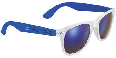 Солнцезащитные очки Sun Ray - зеркальные, цвет ярко-синий - 10050201- Фото №2