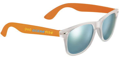 Солнцезащитные очки Sun Ray - зеркальные, цвет оранжевый - 10050203- Фото №2