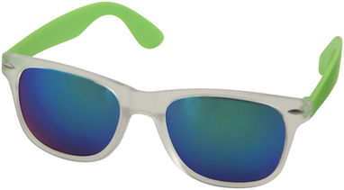 Солнцезащитные очки Sun Ray - зеркальные, цвет лайм - 10050205- Фото №1